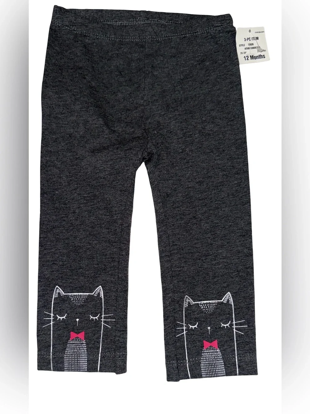 Striped Long Sleeve Top with Fuzzy Pink Vest & Cat Leggings - Toddler